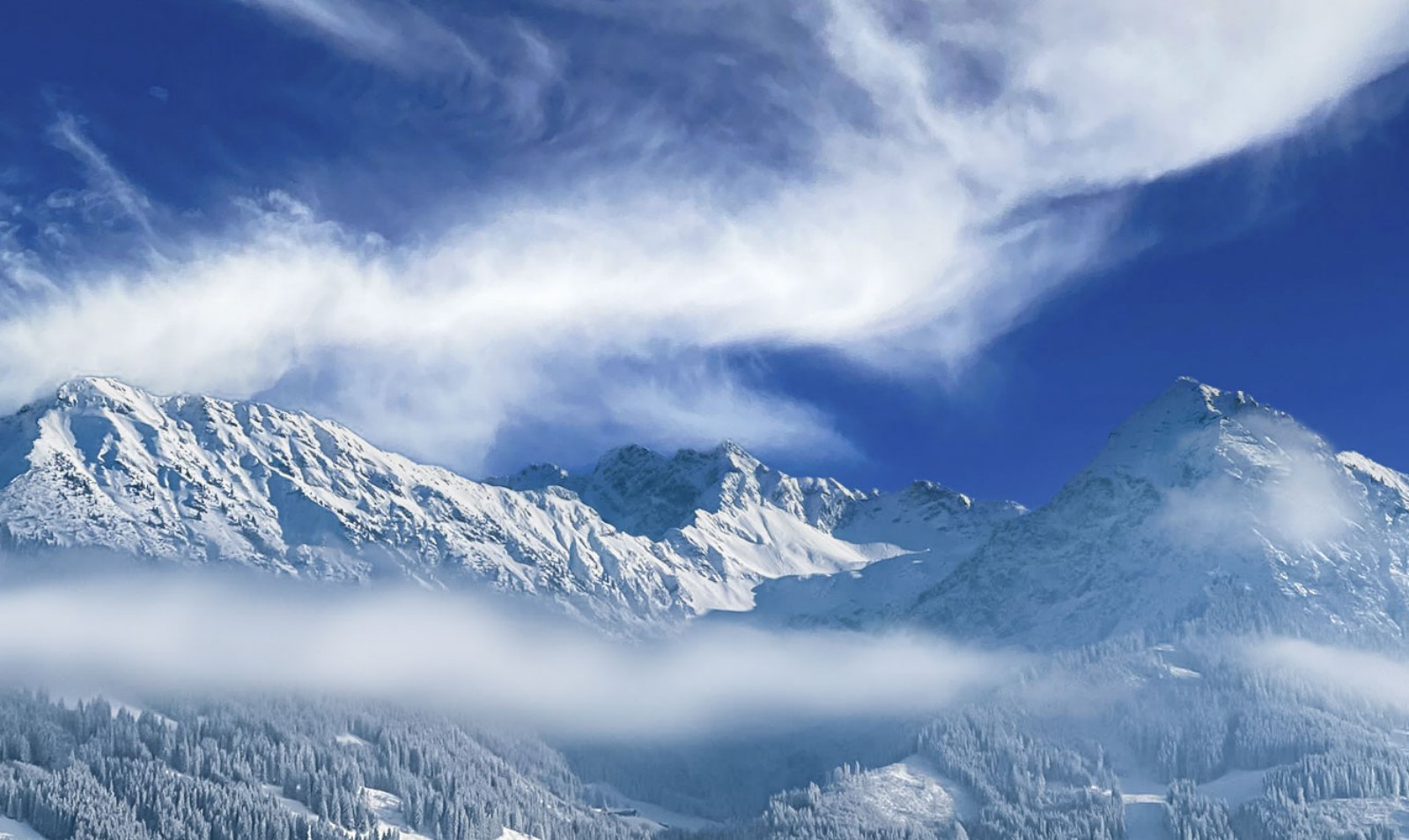 Wunderschöne Winterlandschaften in Fischen