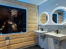 Enough room to prepare for the day ahead